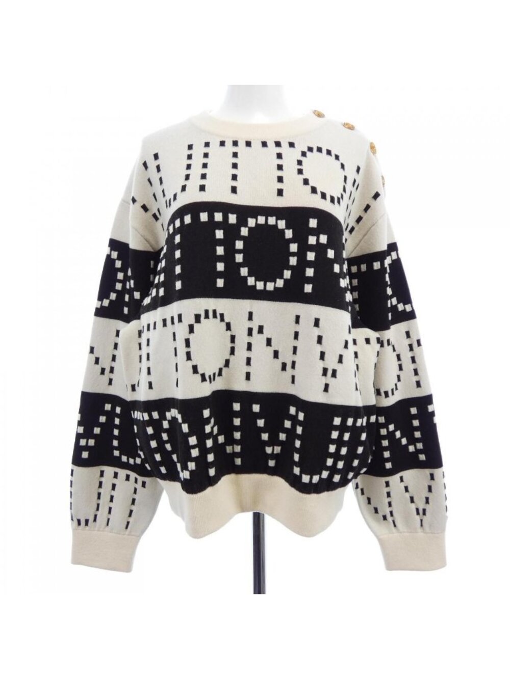 Louis Vuitton Signature Chunky Stripe Pullover Knit Sweater